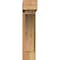 Ekena Millwork Thorton Block Rough Sawn Bracket w/ Offset Brace, Western Red Cedar, 6"W x 18"D x 26"H BKT0604X18X26THR05RWR - alternate 2